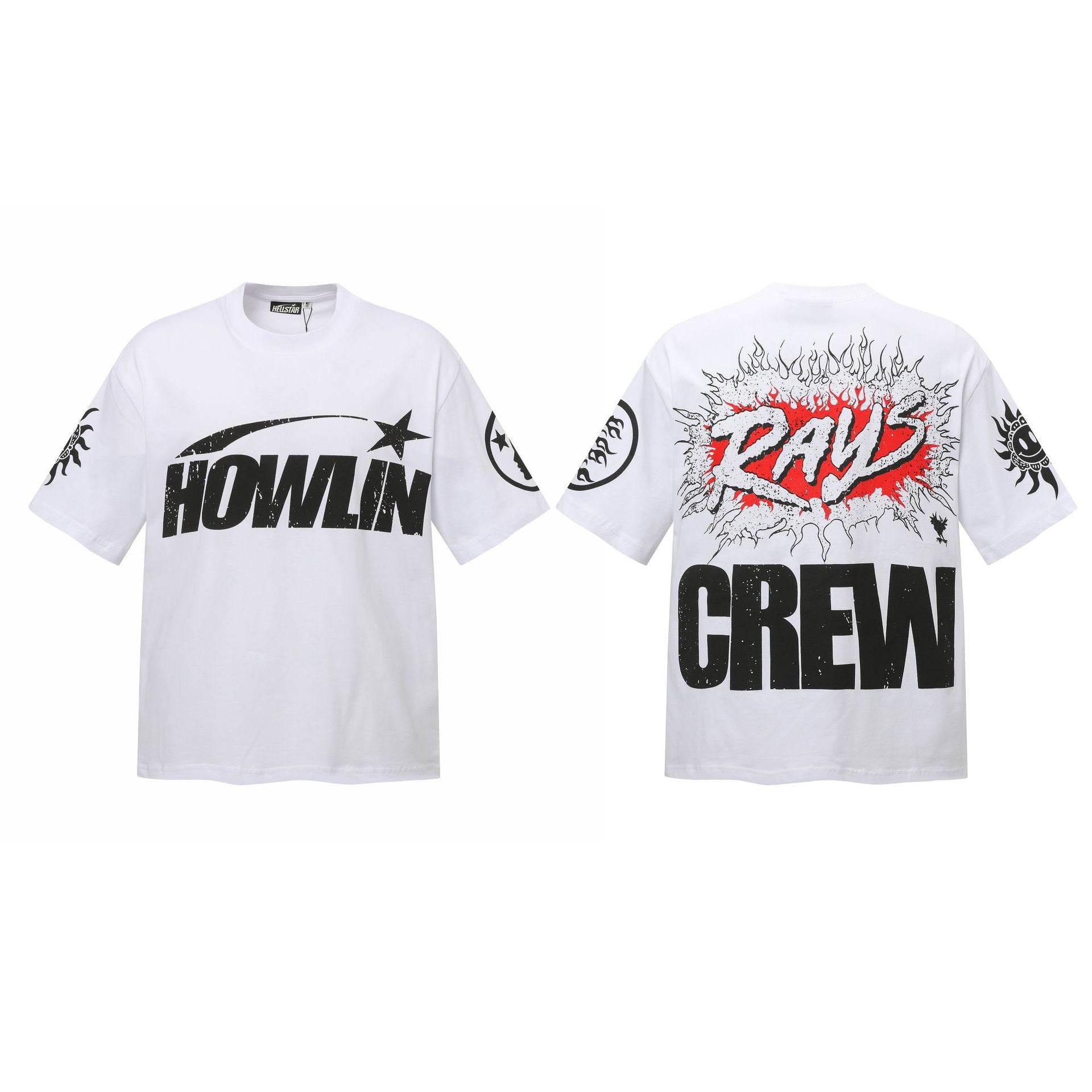 HELL Vintage Washed Graphic Tee – Oversized Unisex Short Sleeve T-Shirt