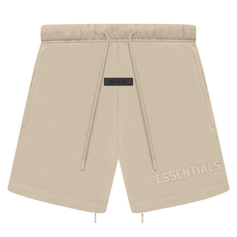 FOG Essentials Silicone Print Relaxed Shorts – 2023SS Unisex American Streetwear
