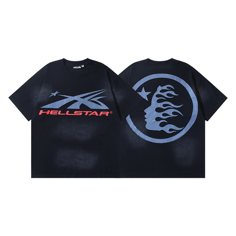 Hellstar Washed Graphic Oversized Tee – Unisex
