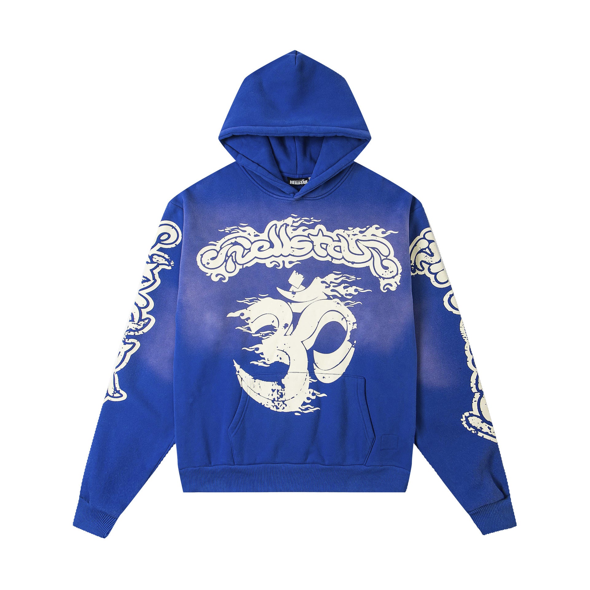2025 Hellstar Streetwear Fleece-Lined Washed Zip-Up Hoodie – Unisex