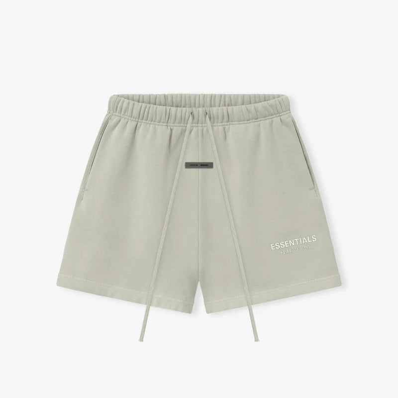 FOG Essentials Metallic Print Heavyweight Fleece Shorts – 2025SP Unisex American Streetwear