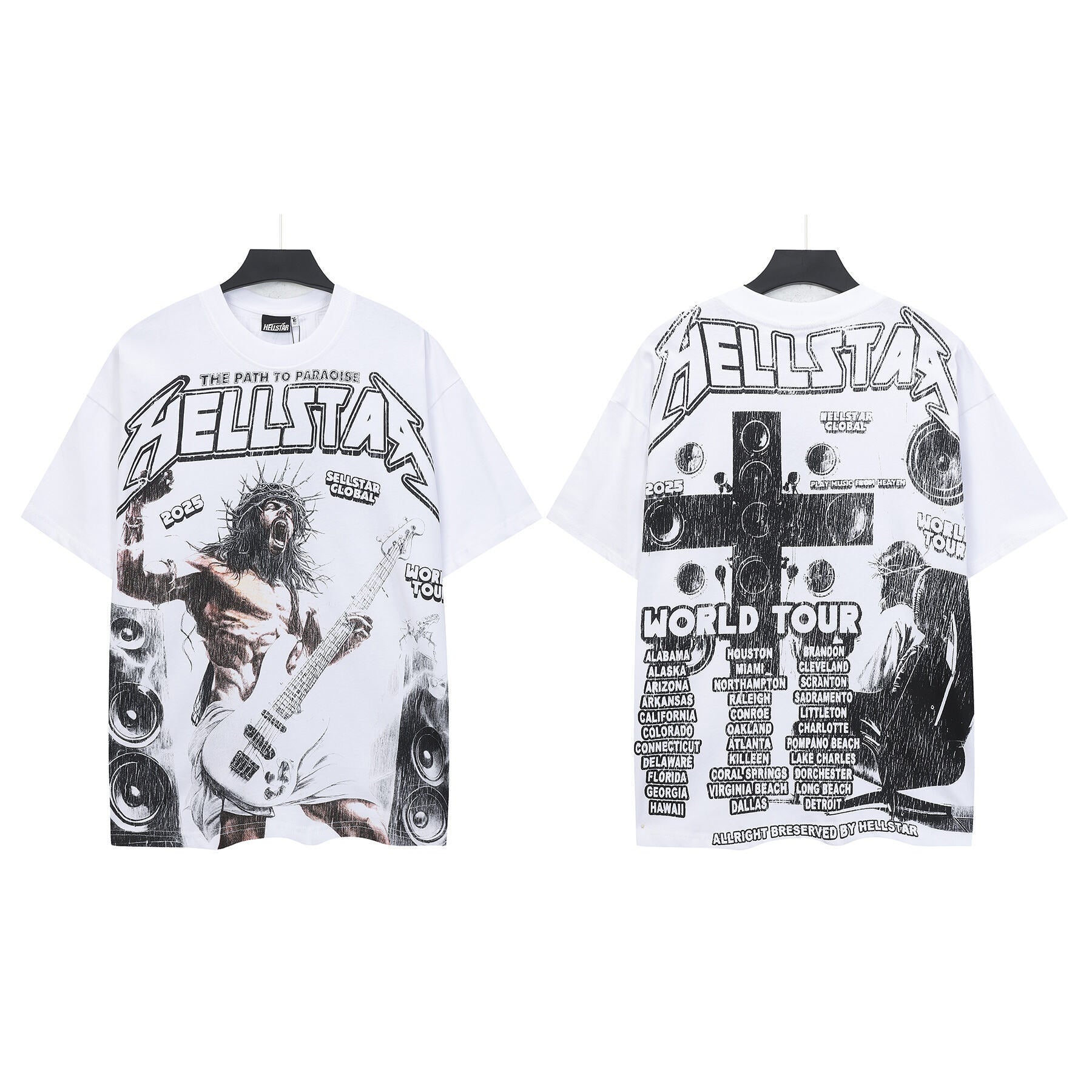 Hellstar Oversized Streetwear Graphic Tee