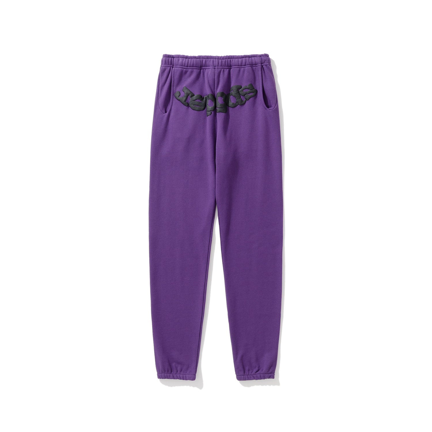 Sp5der 555555 Rhinestone Bubble Letter Spider Web Hoodie & Sweatpants