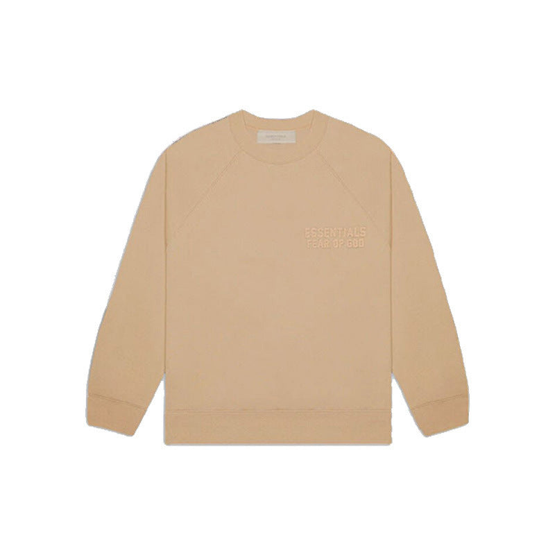 FOG Essentials Silicone Print Fleece Crewneck Sweatshirt – 23SS American Streetwear