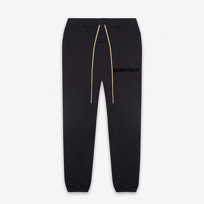 FOG Essentials Silicone Print Fleece Sweatpants – 2023SS American Streetwear