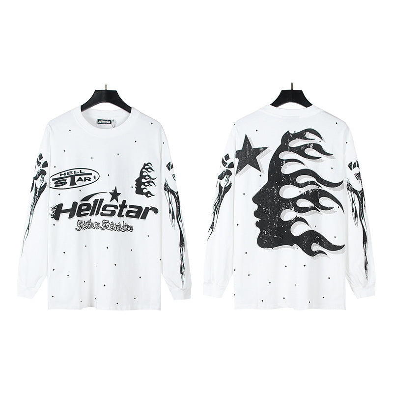 Hellstar Streetwear Oversized Long Sleeve Tee – Unisex