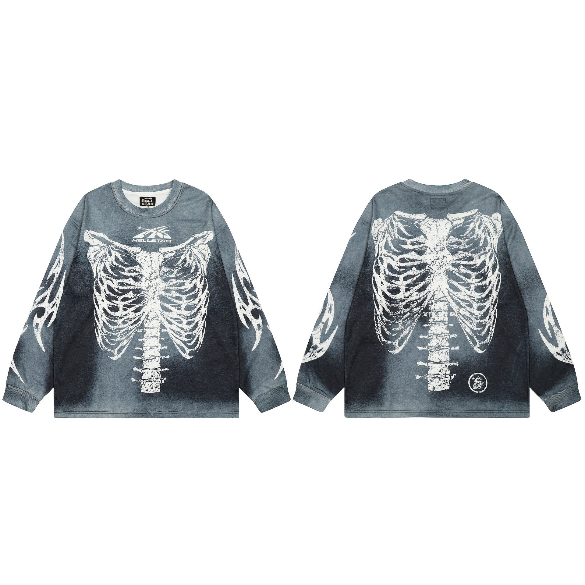 Hellstar Mesh Panel Long Sleeve Base Layer Tee