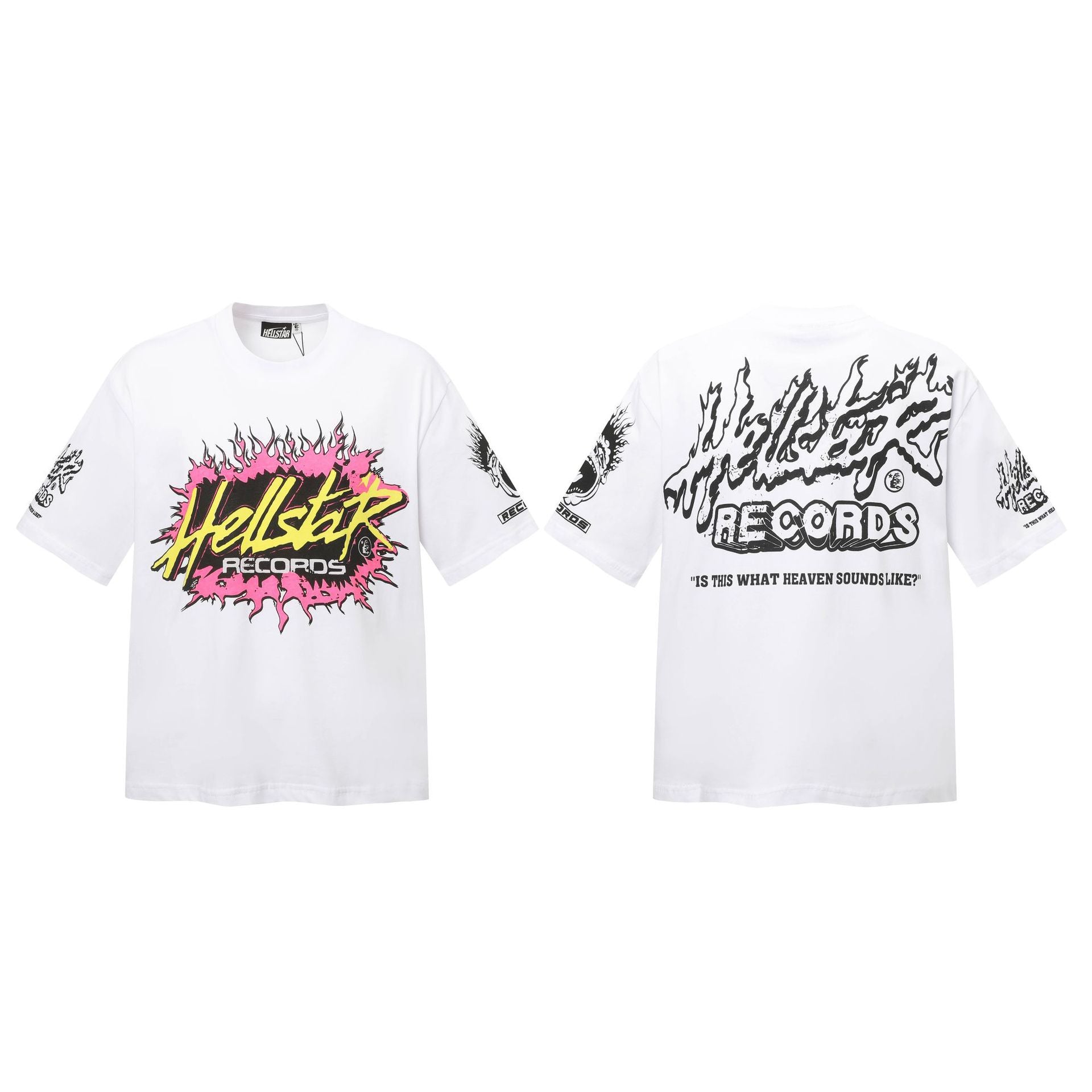 HELL Vintage Washed Graphic Tee – Oversized Unisex Short Sleeve T-Shirt