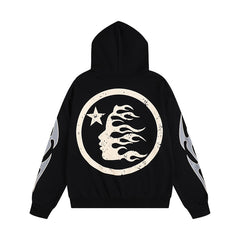 Hell Star Heavyweight Terry Tracksuit – Black