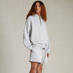 FOG Essentials Classic Rolled-Hem Shorts – 2024SS Unisex American Streetwear