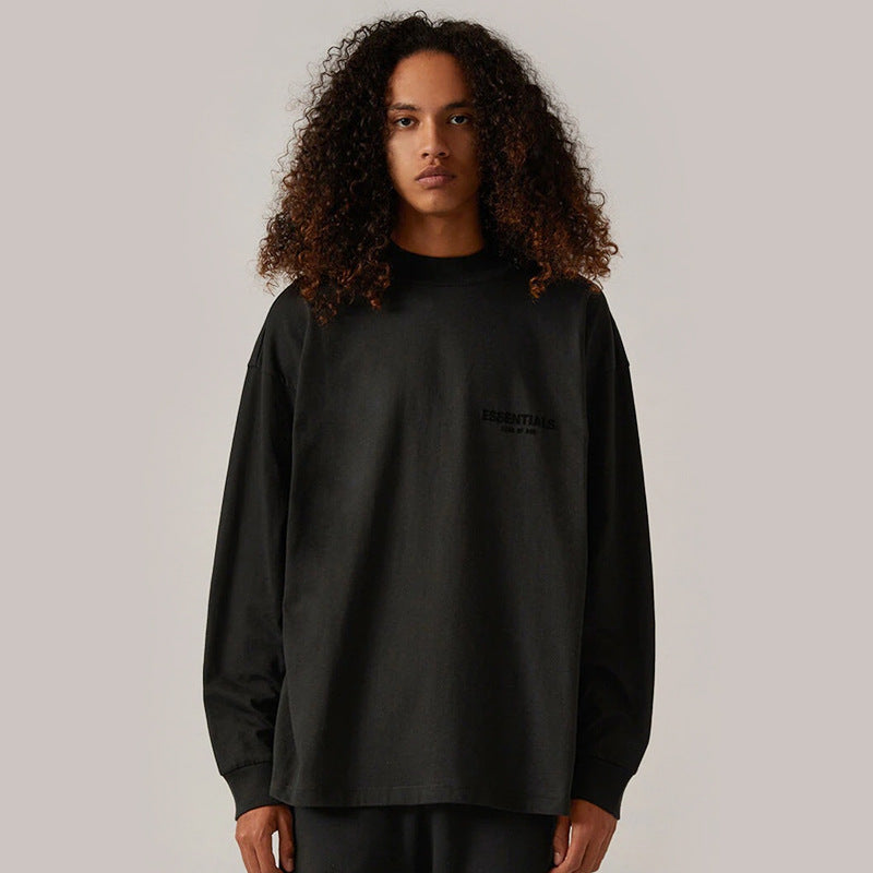 FOG Flocked Long Sleeve T-Shirt – 2022SS Essentials Men's Streetwear