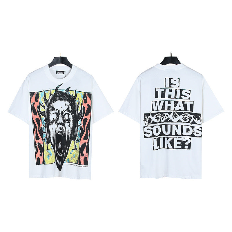 Hellstar Oversized Cotton Streetwear Tee – Unisex
