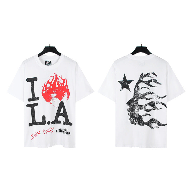 Hellstar Oversized Cotton Streetwear Tee – Unisex