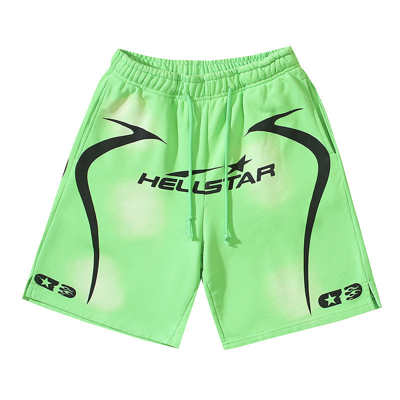 Hellstar Series Terry Fleece Drawstring Shorts – Unisex