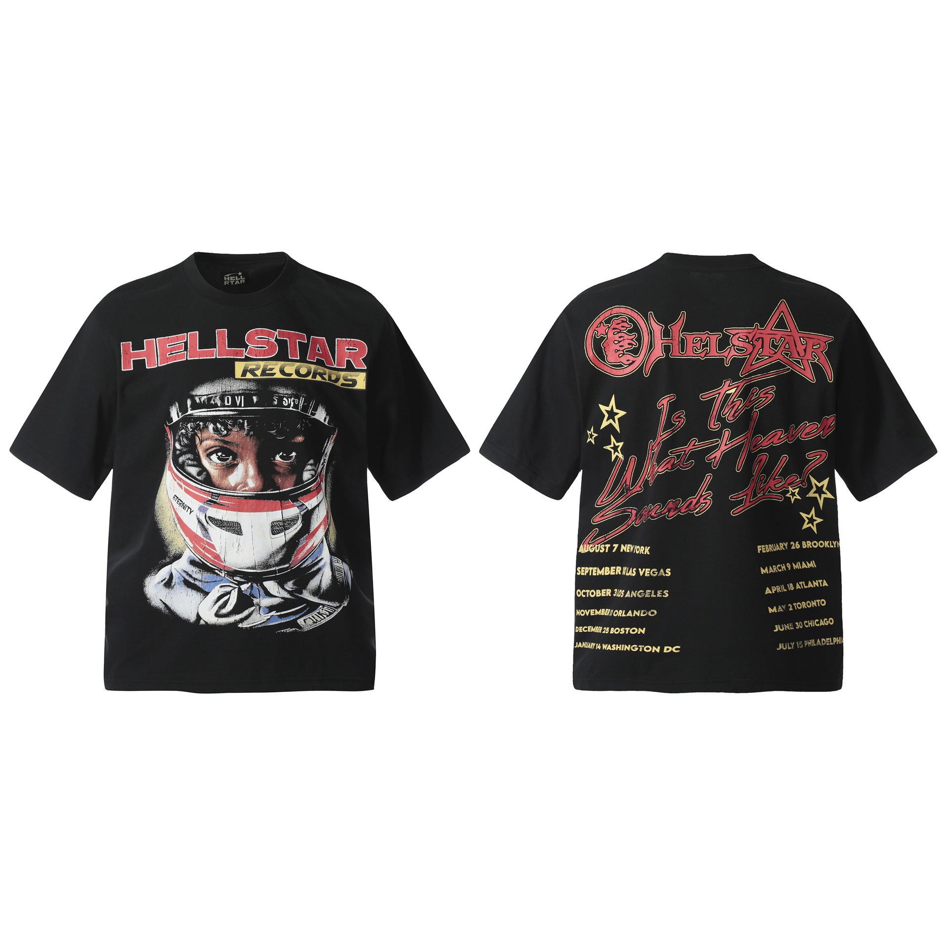 HELLSTAR Vintage Graphic Print Oversized Tee – Unisex Streetwear
