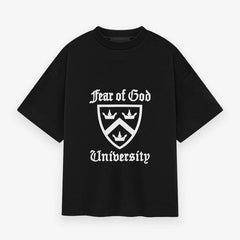 FOG Essentials Holiday Heavyweight Crewneck T-Shirt – Meteorite Black