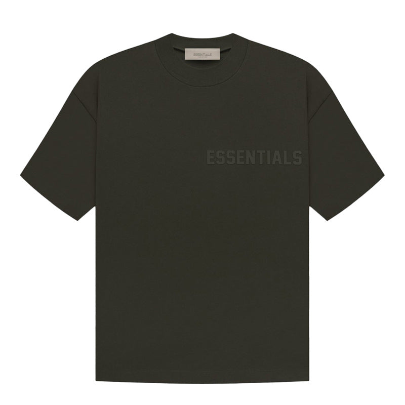FOG Essentials Silicone Logo Short Sleeve T-Shirt – 2023SS Men's Casual Streetwear