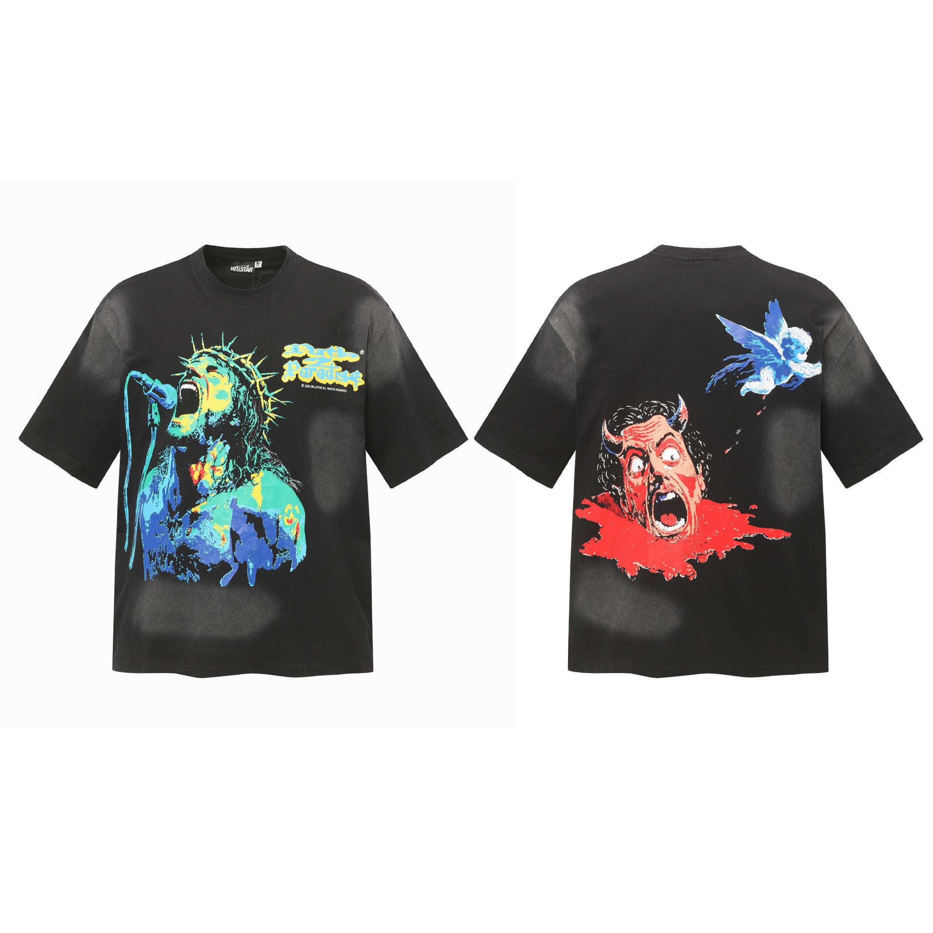 Hellstar Washed Oversized Short Sleeve Tee
