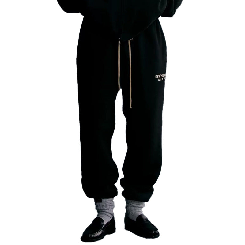 FOG Essentials 380GSM Heavyweight Fleece Sweatpants – 2024FW / 2025SS American Streetwear