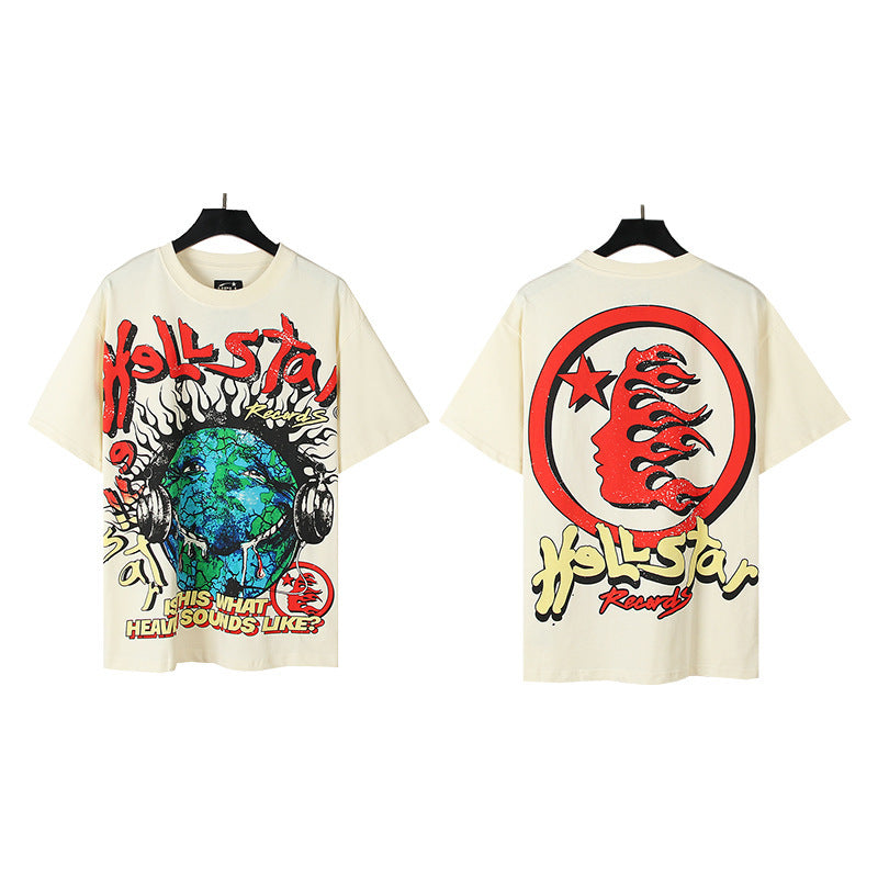 Hellstar Oversized Cotton Streetwear Tee – Unisex