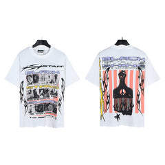 HELLSTAR Washed Vintage Graphic Tee — Unisex Oversized Streetwear