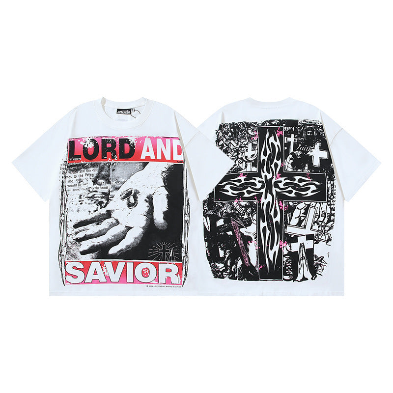Hellstar Washed Graphic Oversized Tee – Unisex