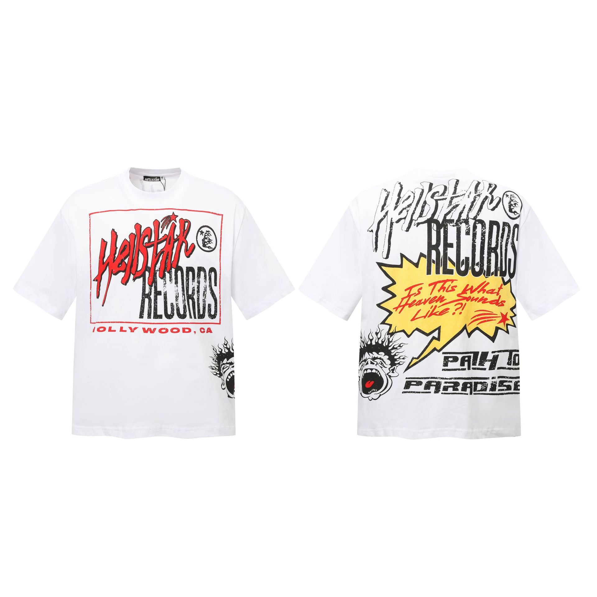 HELL Vintage Washed Graphic Tee – Oversized Unisex Short Sleeve T-Shirt