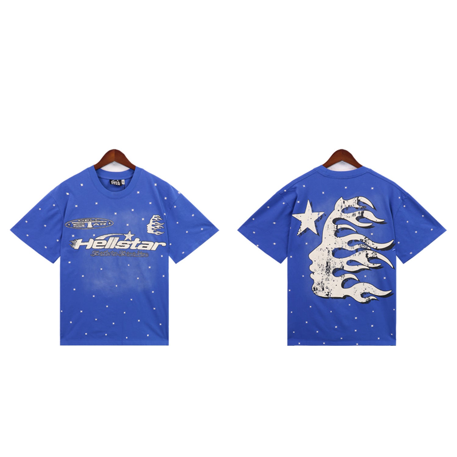 Hellstar Washed Graphic Oversized T-Shirt – Unisex Streetwear