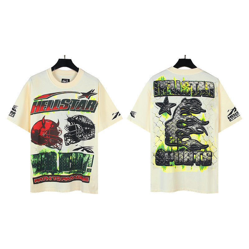 Hellstar Oversized Cotton Streetwear Tee – Unisex