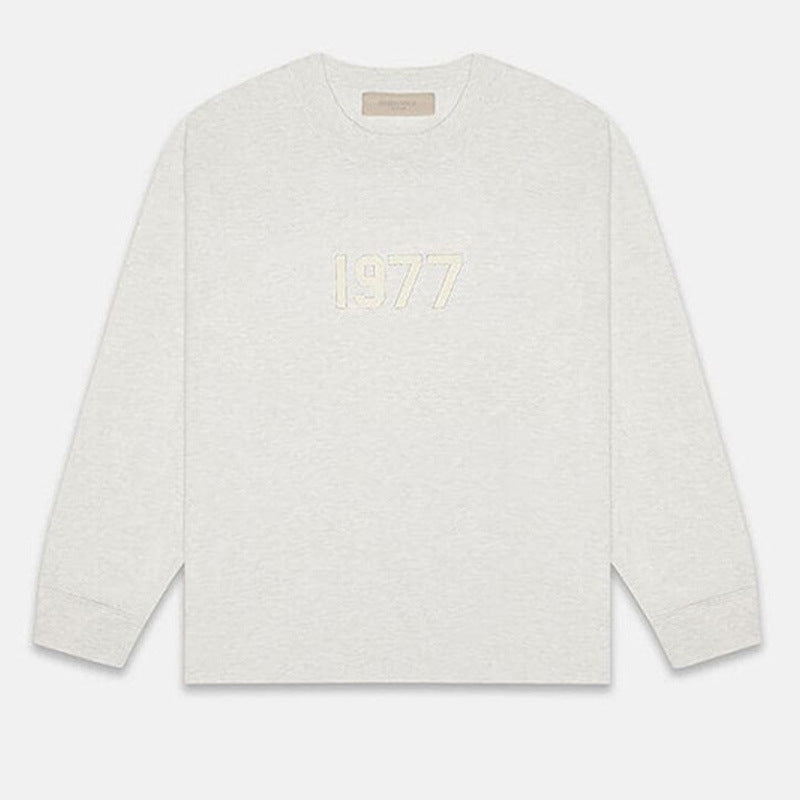 FOG Essentials 1977 Flocked Long Sleeve T-Shirt – 2022SS Men's Streetwear