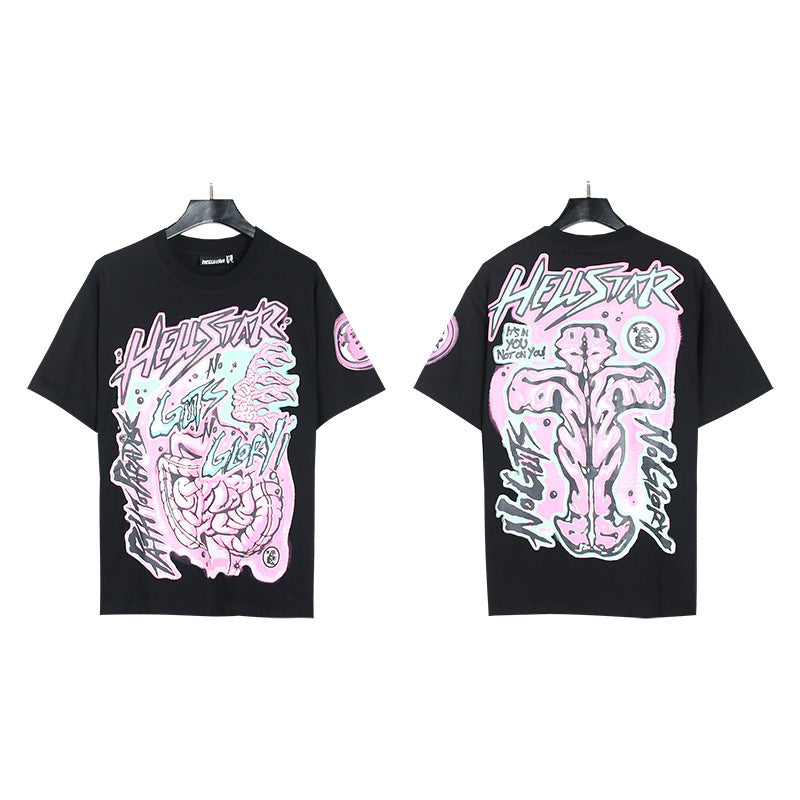Hellstar Oversized Cotton Streetwear Tee – Unisex