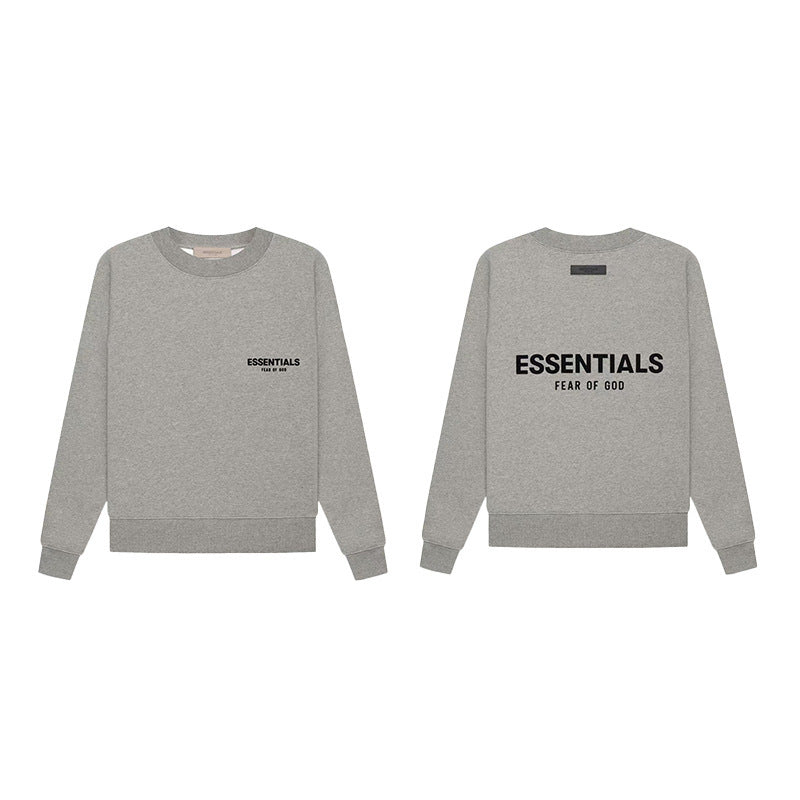 FOG Essentials Flocked Logo Crewneck Sweatshirt – 2022SS American Streetwear