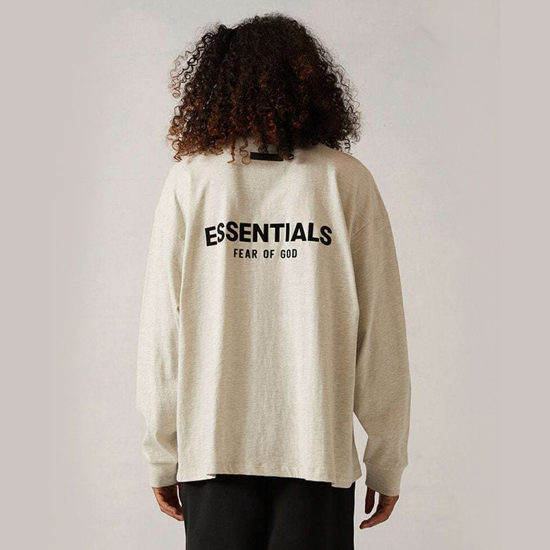 FOG Flocked Long Sleeve T-Shirt – 2022SS Essentials Men's Streetwear