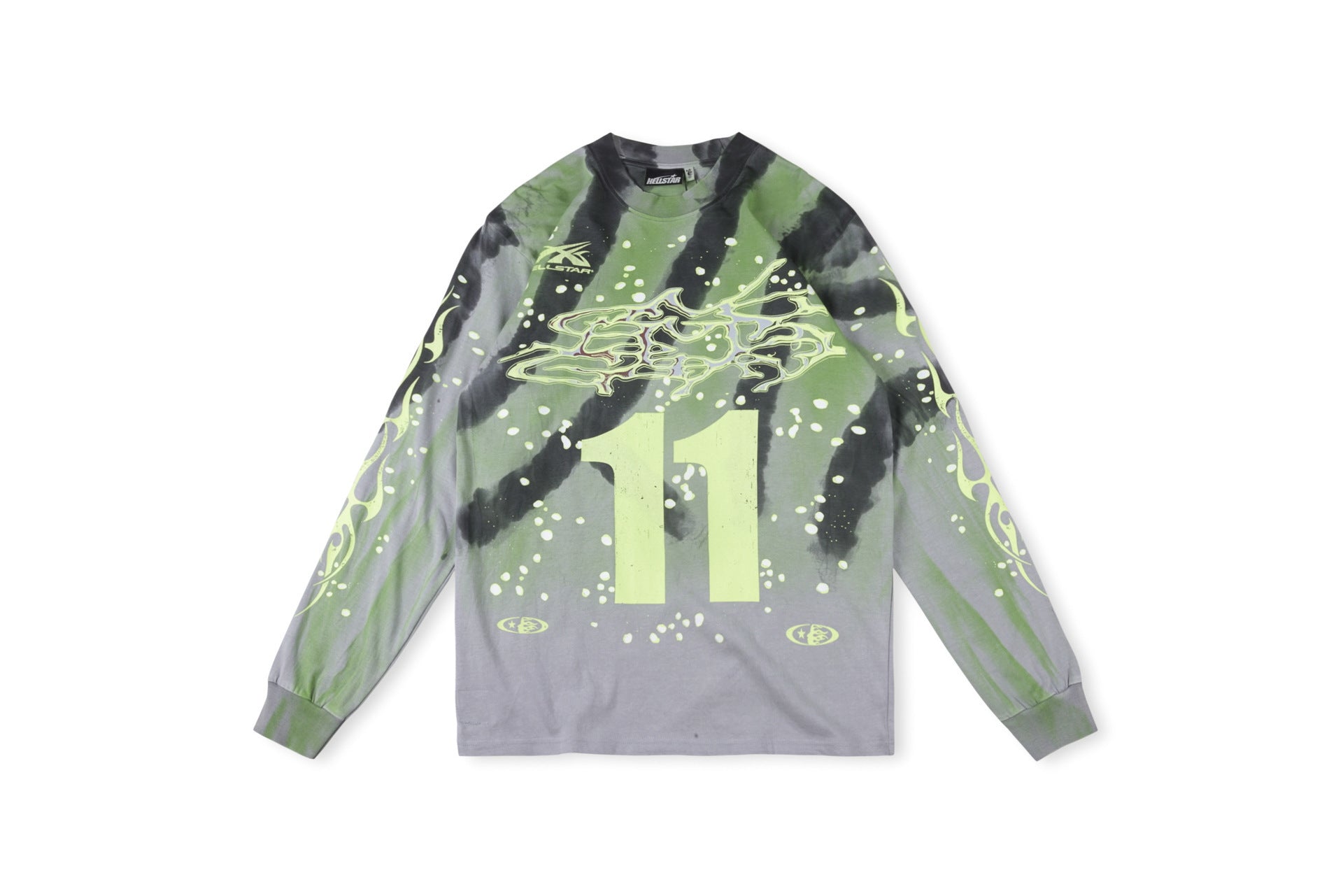 2025 Hellstar Streetwear Hip-Hop Long Sleeve Tee – Unisex