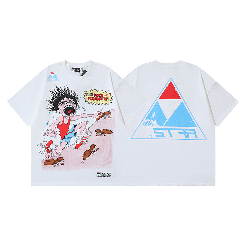 Hellstar Washed Graphic Oversized Tee – Unisex