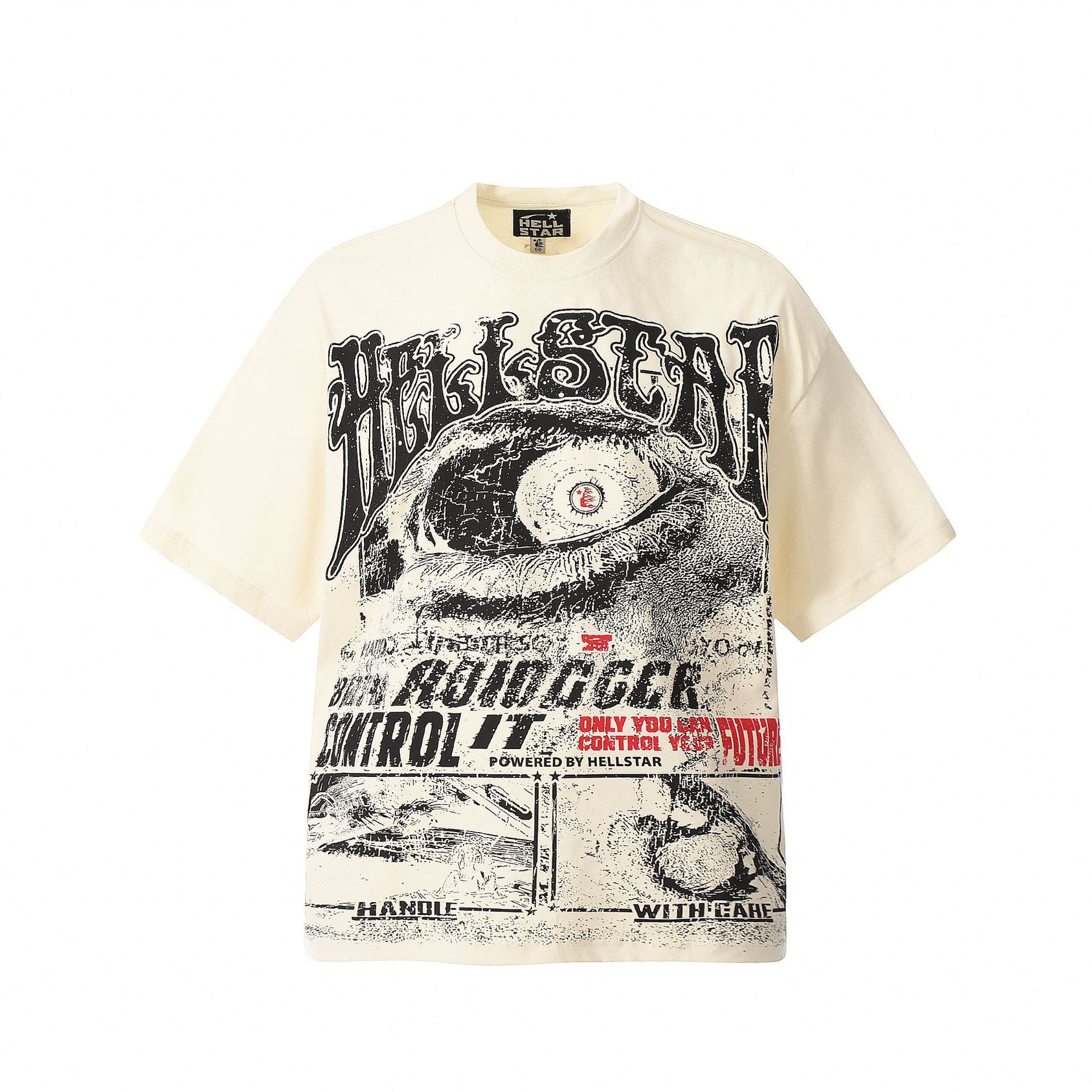 HELLSTAR Vintage Graphic Print Oversized Tee – Unisex Streetwear