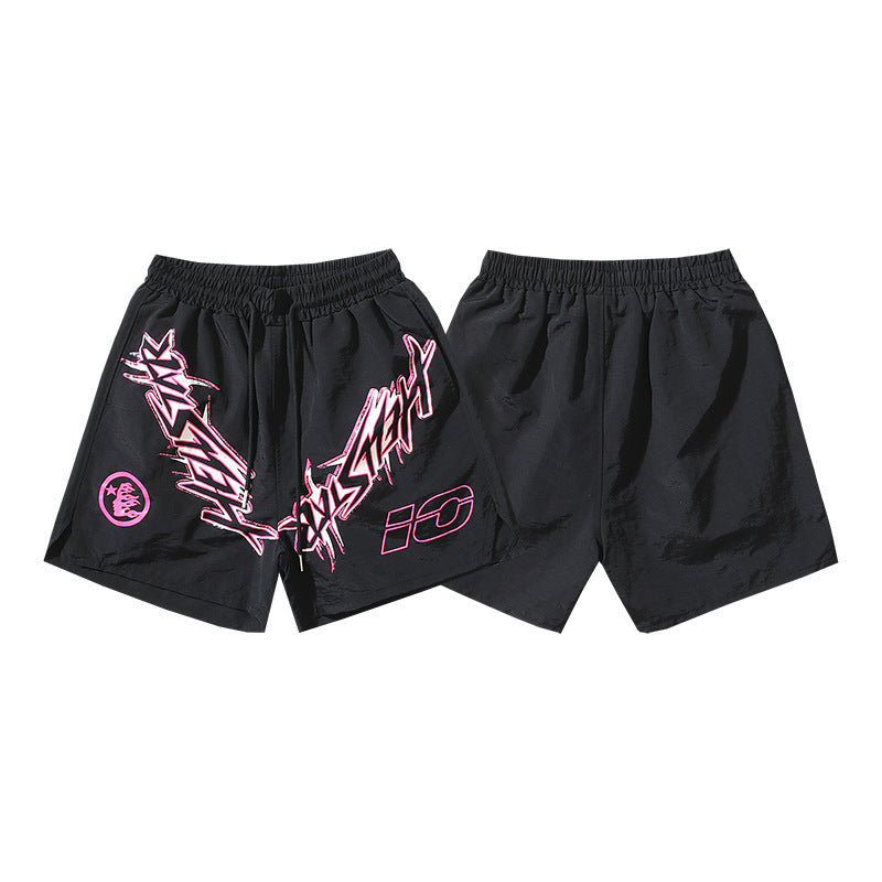 Hellstar Series Terry Fleece Drawstring Shorts – Unisex