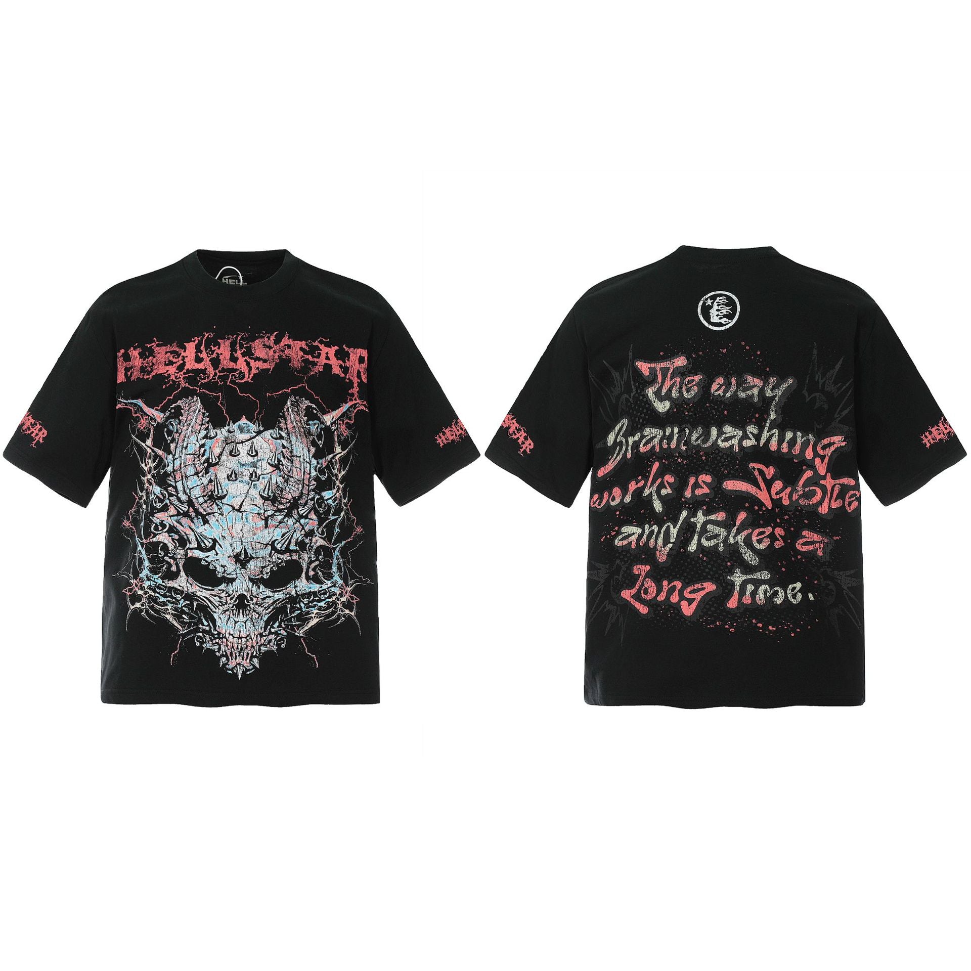 Vintage Washed Distressed Graphic Tee – Oversized Unisex Short Sleeve T-Shirt