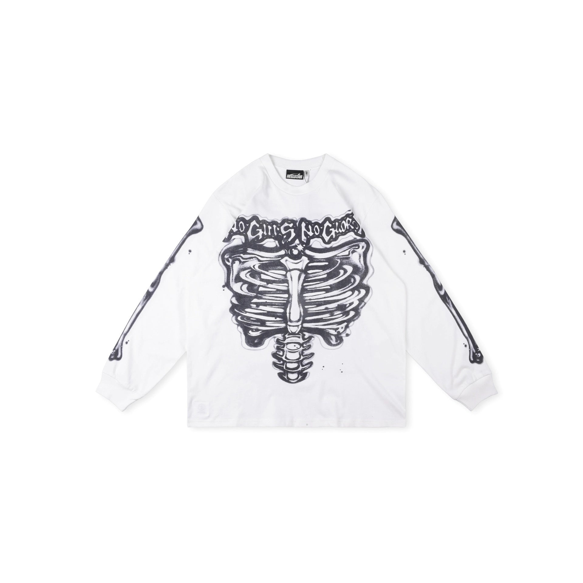 2025 Hellstar Streetwear Hip-Hop Long Sleeve Tee – Unisex