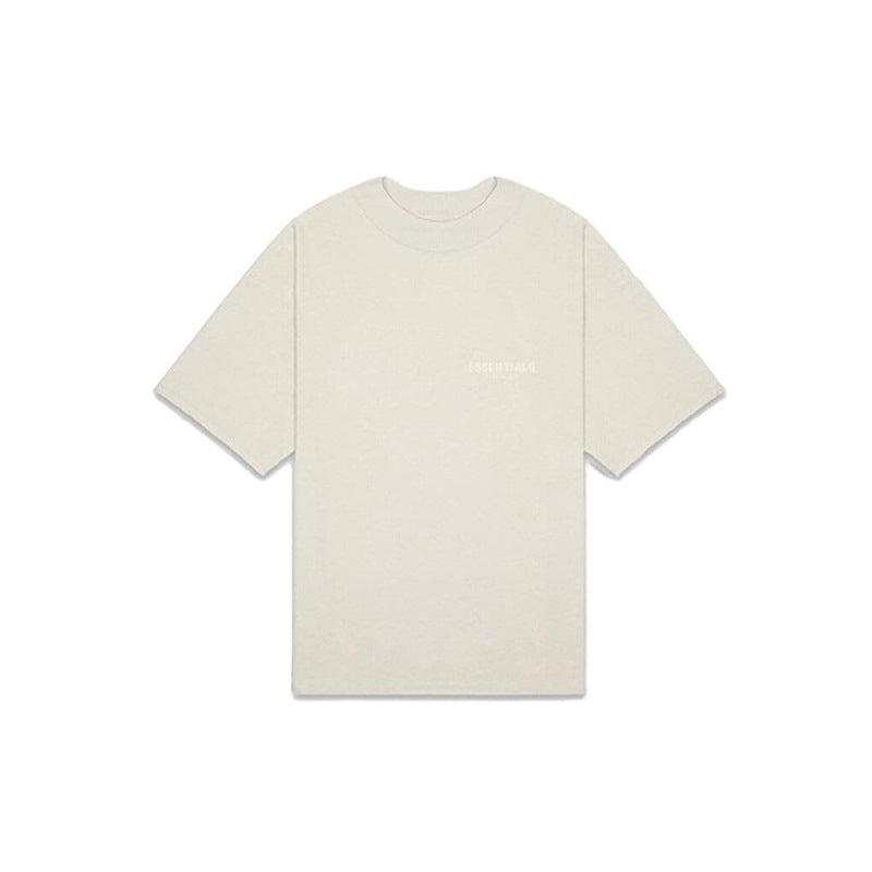 FOG Essentials White Flocked Short Sleeve T-Shirt – 2022SS Men's Casual Streetwear