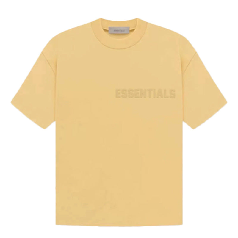 FOG Essentials Silicone Logo Short Sleeve T-Shirt – 2023SS Men's Casual Streetwear