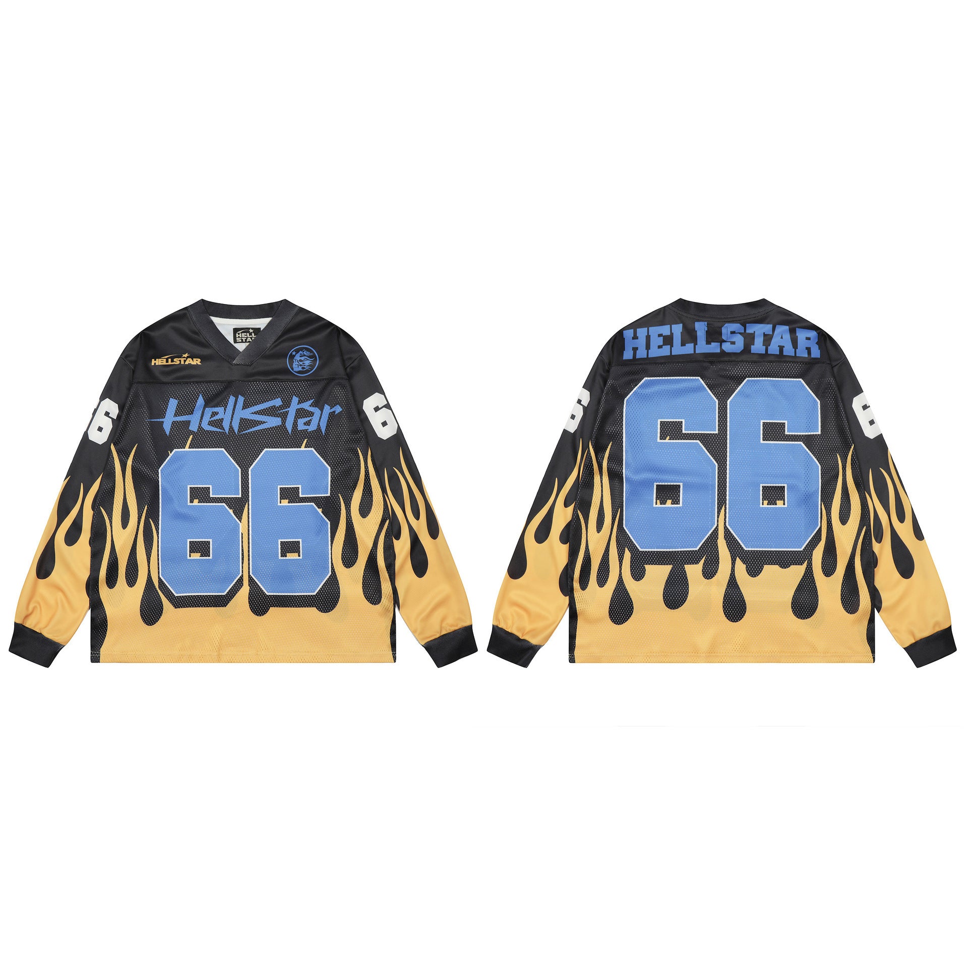 Hellstar Long Sleeve Graphic Sweatshirt – Fall/Winter Unisex American Streetwear