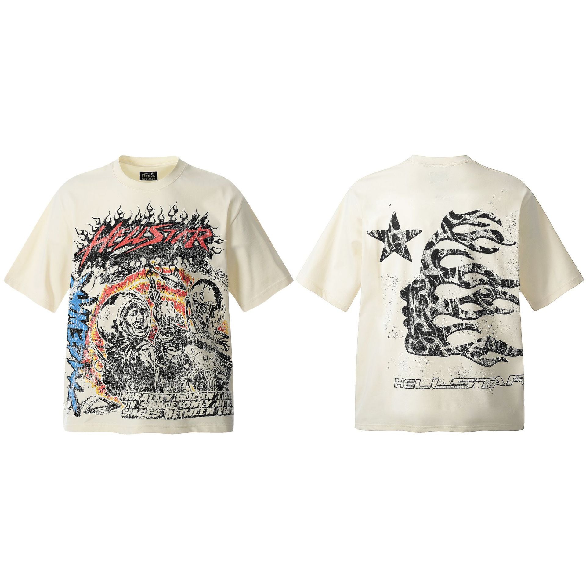 Vintage Washed Distressed Graphic Tee – Oversized Unisex Short Sleeve T-Shirt
