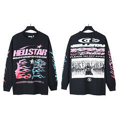 Hellstar Streetwear Oversized Long Sleeve Tee – Unisex