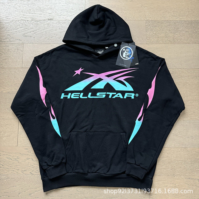 HELLSTAR NFC Washed Vintage Oversized Hoodie — Unisex Streetwear