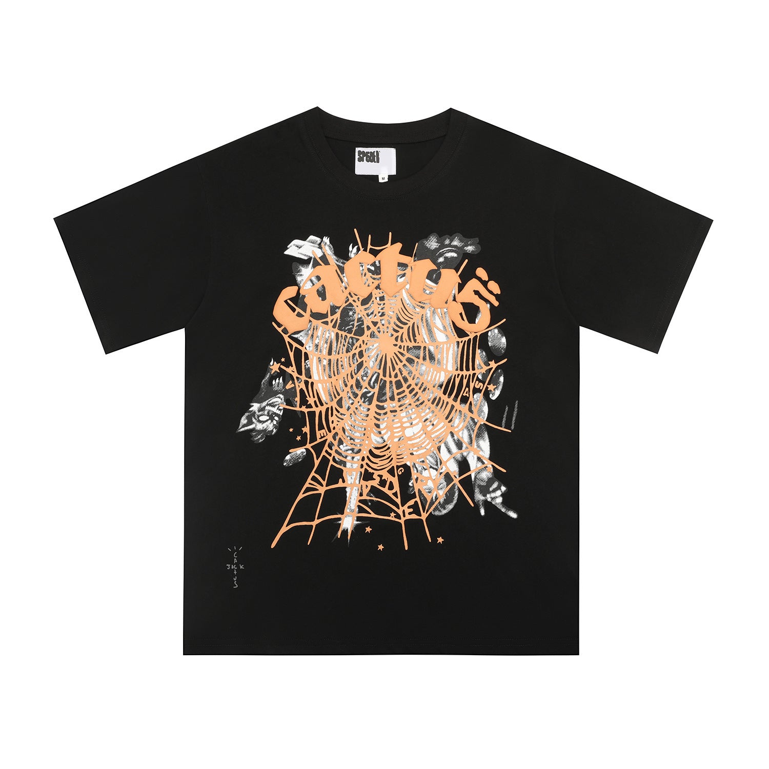SP555DER Spider Web Graphic Tee