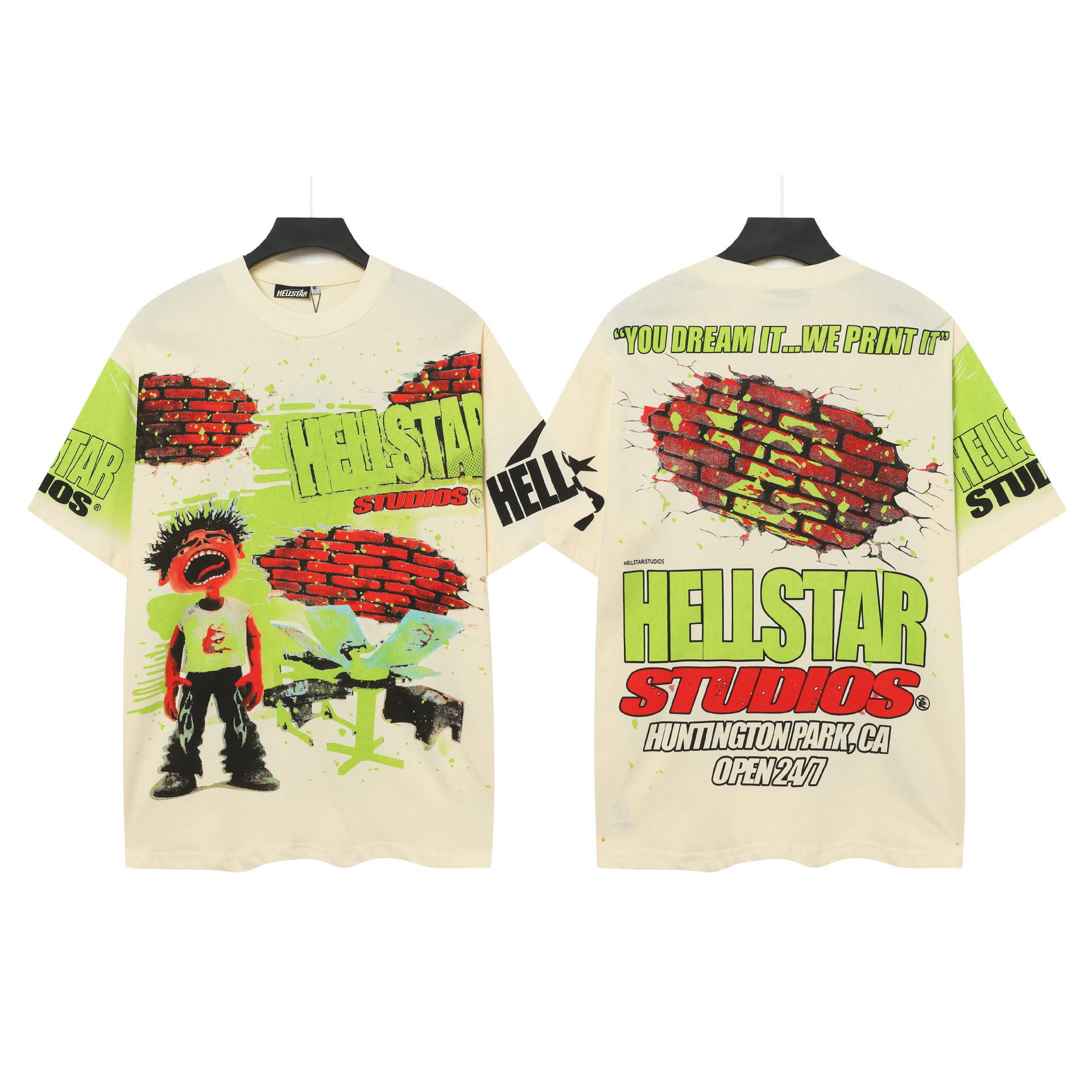 Hellstar Oversized Streetwear Graphic Tee