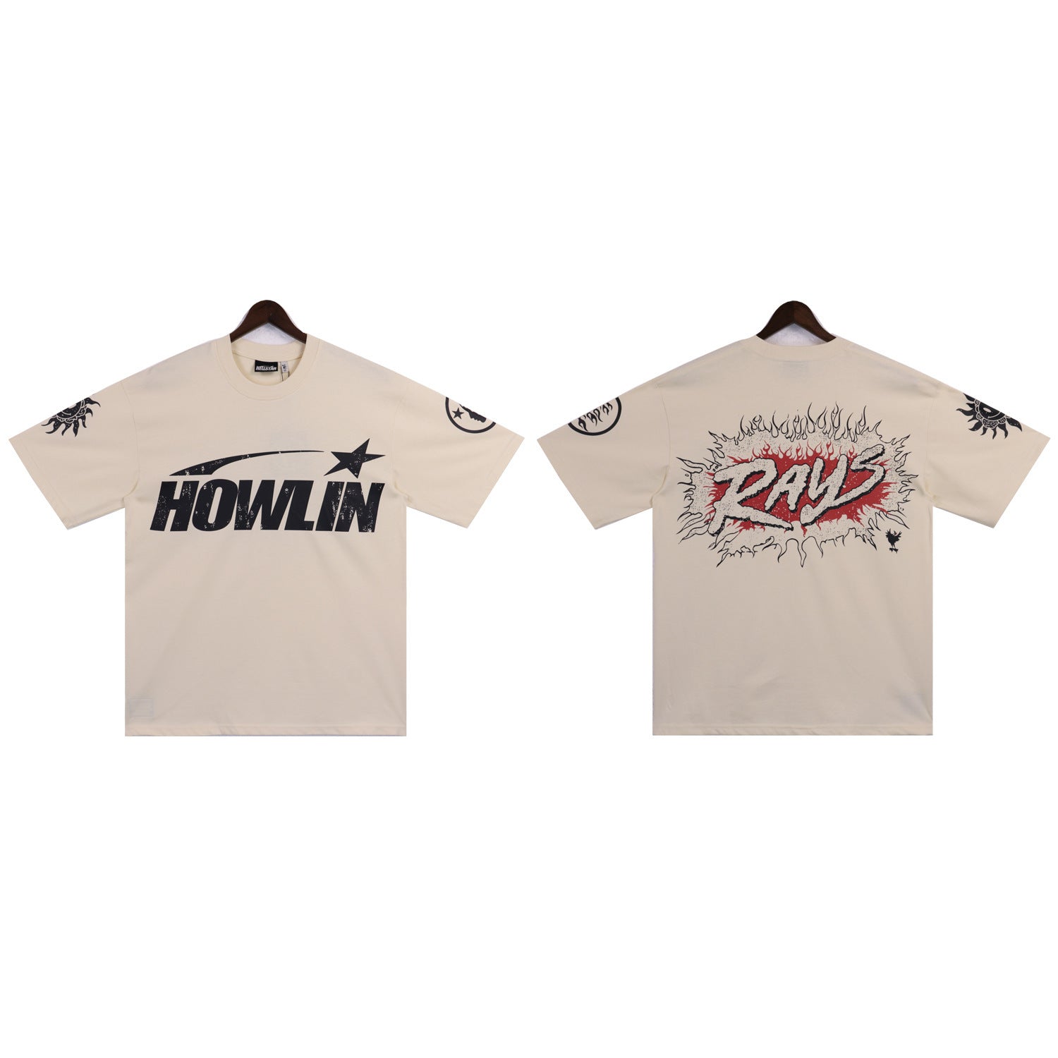Hellstar Washed Graphic Oversized T-Shirt – Unisex Streetwear