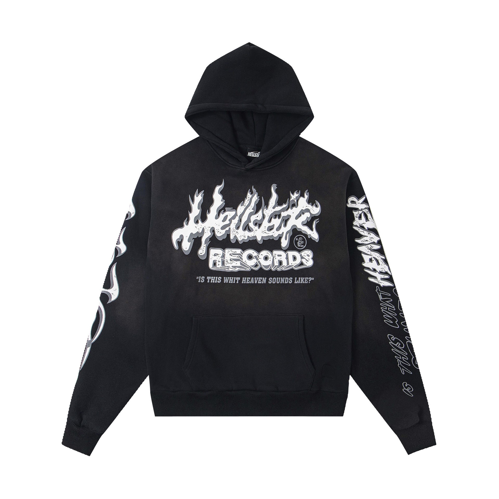 2025 Hellstar Streetwear Fleece-Lined Washed Zip-Up Hoodie – Unisex