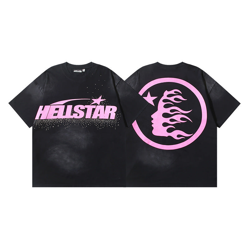 Hellstar Washed Graphic Oversized Tee – Unisex